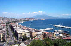 Veduta del golfo di Napoli