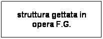 Casella di testo: struttura gettata in opera F.G. new
